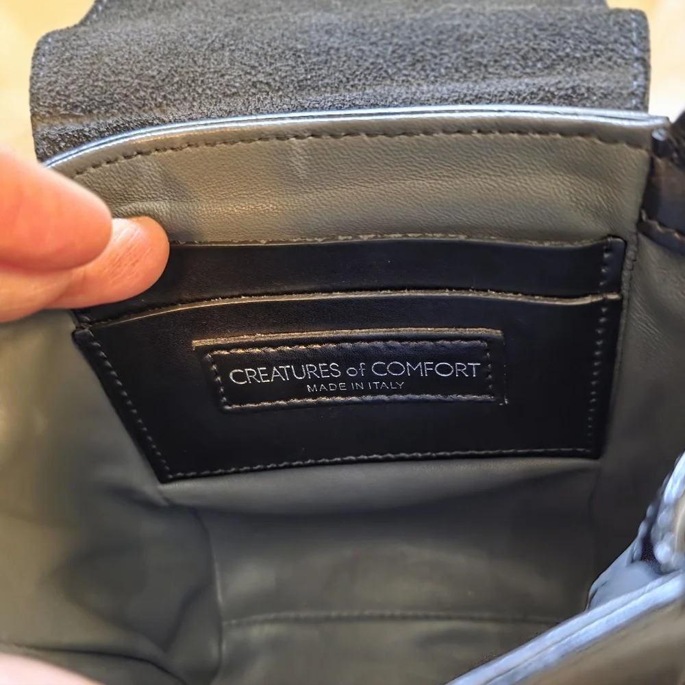 CREATURES OF COMFORT Camera Leather Crossbody Bag - Picture 11 of 13